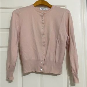 Jaeger pink cardigan. Size S